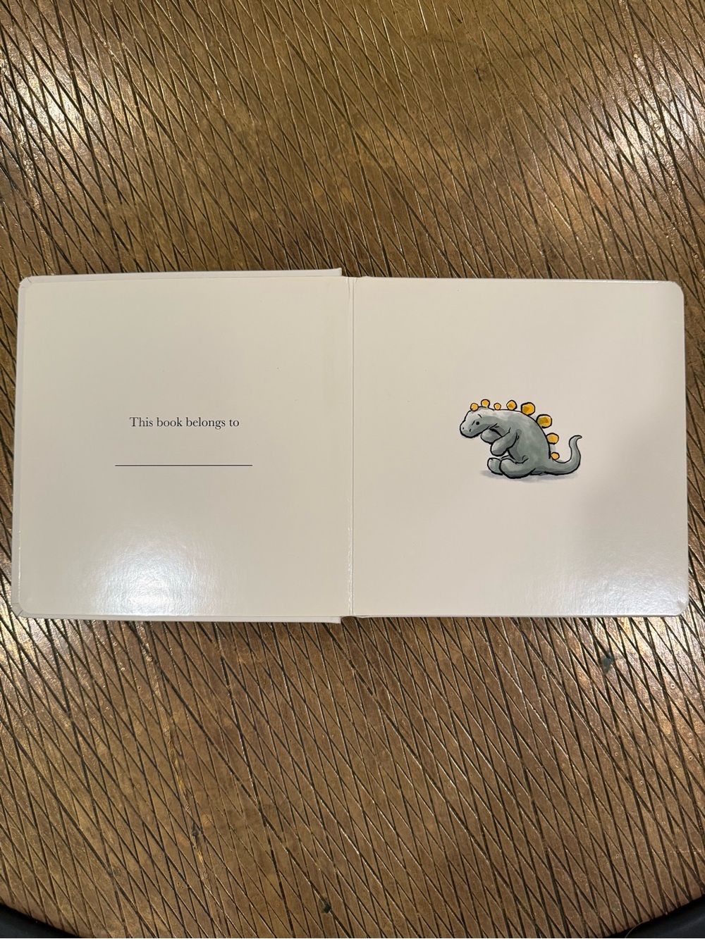 Jellycat The Not So Scary Dinosaur Board Book Ross Williams Gavin Scott BK4NSSD - Picture 3 of 4
